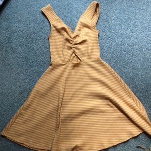 Stripped Yellow dress